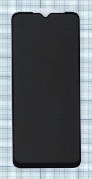 Защитное стекло Privacy "Анти-шпион" для Xiaomi Redmi 10C