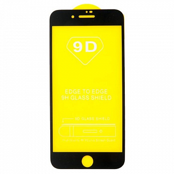 Защитное стекло 9D для Apple iPhone 7 Plus, iPhone 8 Plus, черное